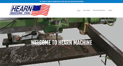 Desktop Screenshot of hearnmachinetool.com